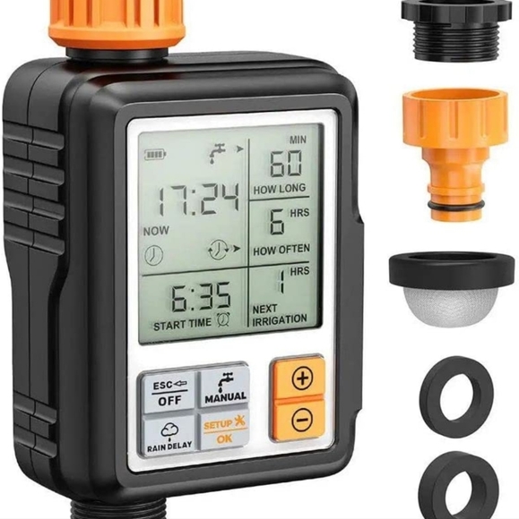 Water Timer Digital Programmable Garden Lawn Tap Hose Faucet Sprinkler Timer - Picture 6 of 7